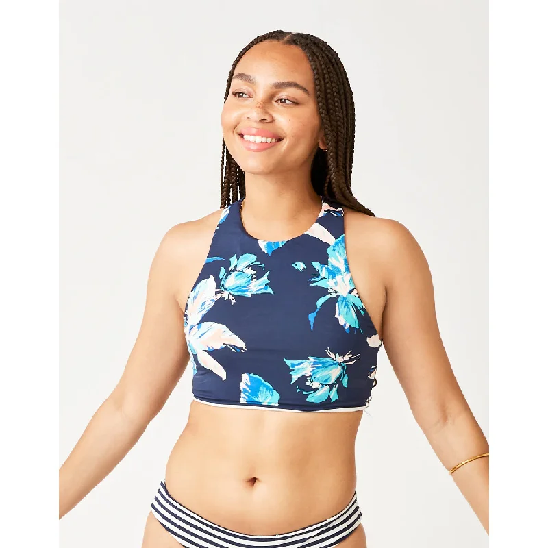 Beach - ready  Carve Sanitas Reversible Top: Stargazer/Navy Stripe