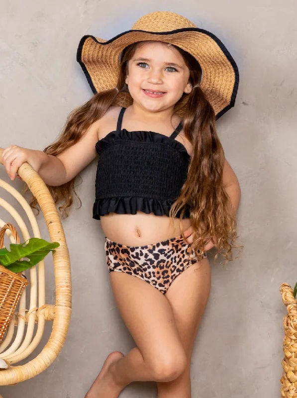 Girls Big Roar Two-Piece Swimsuit