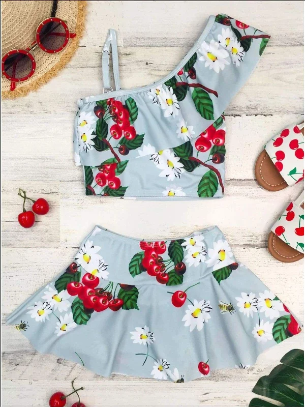 Cherry Chillin Cutie Two Piece Swimsuit