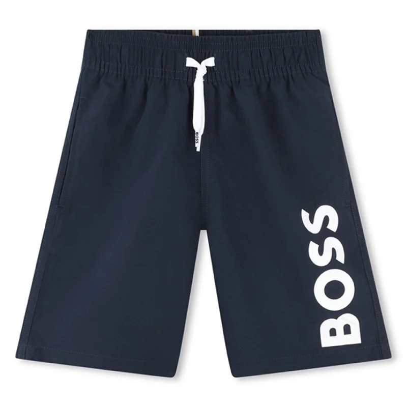 Apparel - enhancing  Hugo Boss Navy Swim Shorts