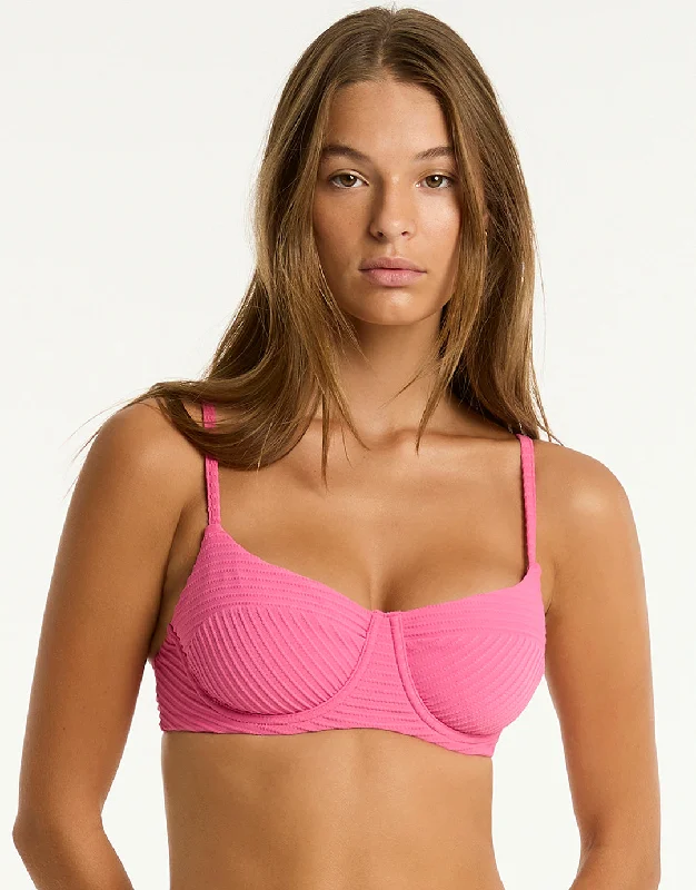 All - occasion  Spinnaker Balconette Bikini Top - Candy