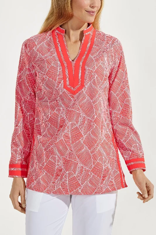 Tropical - themed  Women's Sampika Tunic Top | Clearance Parent