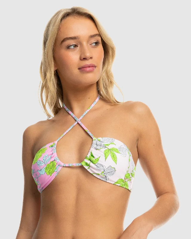Compact - fitting  Womens Rowley X Roxy Fashion Tri Bikini Top